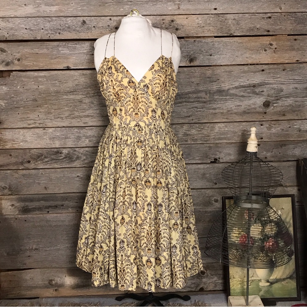 Plenty by Tracy Reese Cotton Summer Spaghetti Strap Dress Size 8